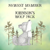 ウルフパック最新子供部屋の部材 ウィンドウサイン (シート3)