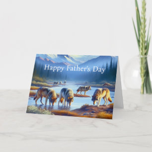 ウルフパック父の日の挨拶 カード
