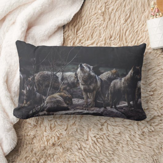 ウルフパック腰枕 ランバークッション (ブランケット)