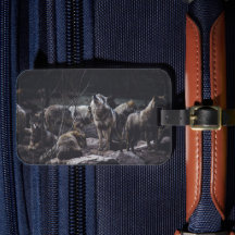 ウルフパック荷物タグ