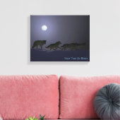 ウルフパック キャンバスプリント (インサイチュ (リビング))