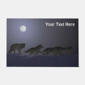 ウルフパック ドアマット (正面)