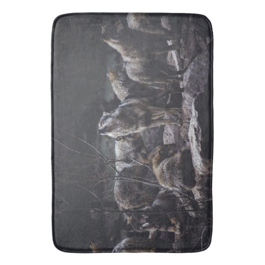 ウルフパック バスマット (正面縦)