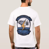 ウルフパック「パッチ」のワイシャツ Tシャツ (裏面)