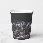 ウルフパック 紙コップ (裏面)