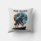 ウルフパック – 統一された自然 クッション (裏面)