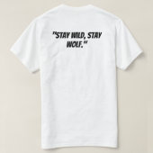 ウルフパック – 統一された自然 Tシャツ (デザイン裏面)