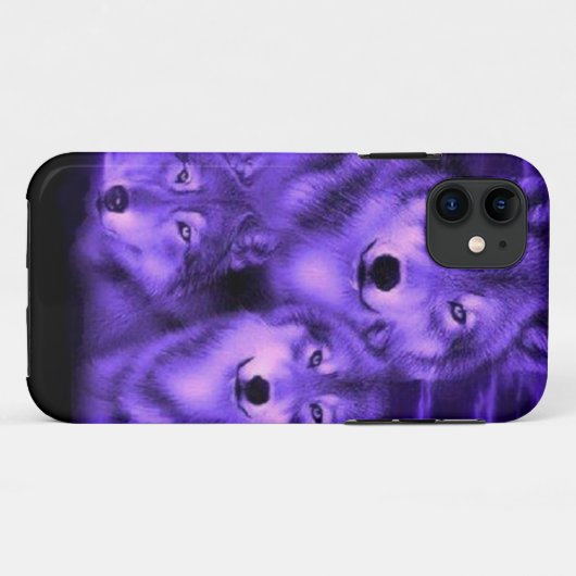 ウルフパック Case-Mate iPhoneケース (裏面(横))