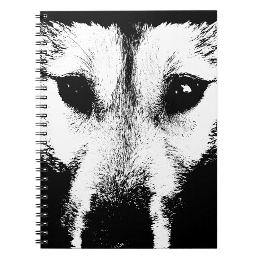 ウルフパップノートブックハスキー/ウルフギフト&ブックス ノートブック (正面)