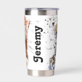 ウルフパーソナライズされた 保温保冷タンブラー (左面)