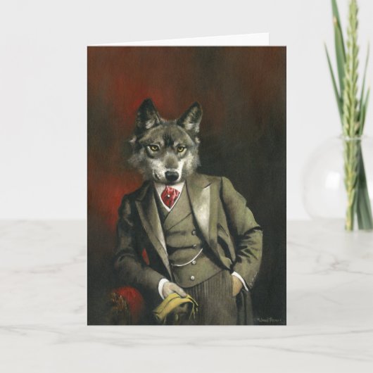 ウルフビクトリアン氏挨拶カード カード (正面)