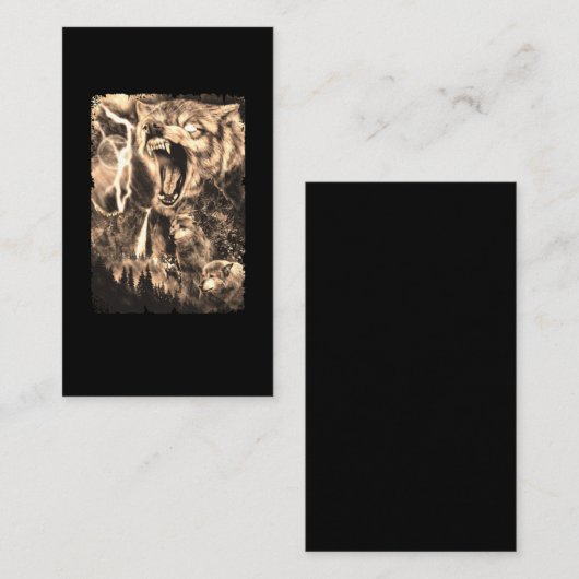 ウルフファミリーマウンテンムーンウォルブスフォレスト 名刺 (正面/裏面)