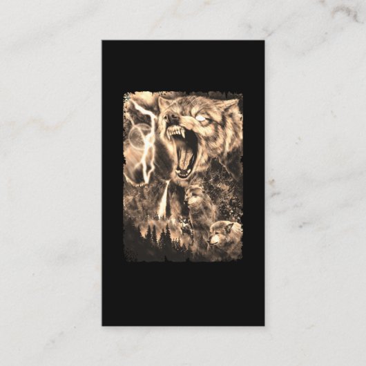 ウルフファミリーマウンテンムーンウォルブスフォレスト 名刺 (正面)