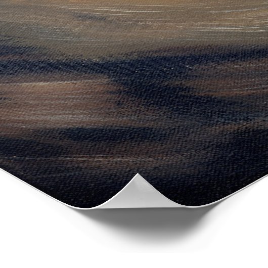 ウルフファンタジーウルフドッグアートプリント ポスター (角)