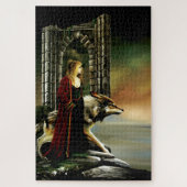 ウルフファンタジーブロンドソルセレス ジグソーパズル (縦)