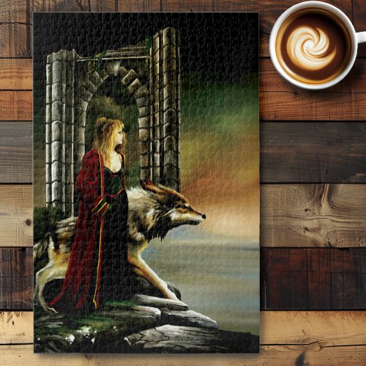 ウルフファンタジーブロンドソルセレス ジグソーパズル