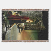 ウルフファンタジーブロンドソルセレス スローブランケット (正面)