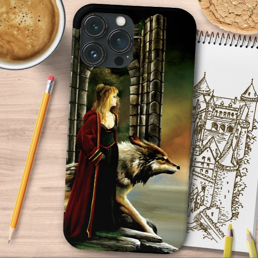 ウルフファンタジーブロンドソルセレス Case-Mate iPhoneケース