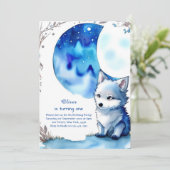 ウルフファースト誕生日招待状 招待状 (スタンド正面)