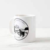 ウルフフォレストキャビンレンタルホームマウンテンズ コーヒーマグカップ (正面左)