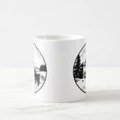 ウルフフォレストキャビンレンタルホームマウンテンズ コーヒーマグカップ (中央)