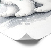 ウルフフォレスト子供部屋ウォールアート ポスター (角)