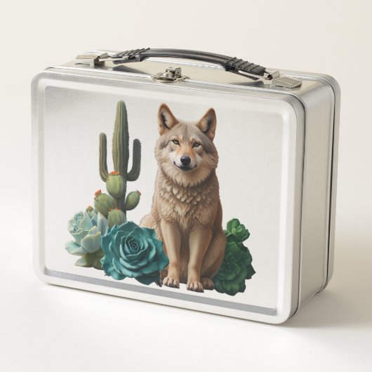 ウルフフォー メタルランチボックス (正面)