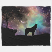 ウルフフリースブランケット フリースブランケット (正面(横))