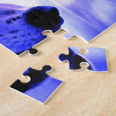 ウルフフリーダムやる気を起こさせるブルーナイトフルムーン ジグソーパズル (側面)