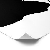 ウルフフルムーンナイトやる気を起こさせる勇気 ポスター (角)