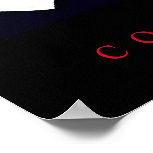 ウルフブルーナイトやる気を起こさせる勇気 ポスター (角)