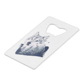 ウルフブルーフォレグランジスト クレジットカード栓抜き (正面アングル)