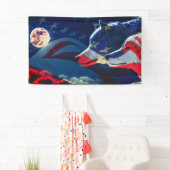 ウルフプライドオブカントリーアンドフラッグ 横断幕 (インサイチュ)