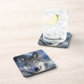 ウルフプラスチックコースターセット コースター (右側)