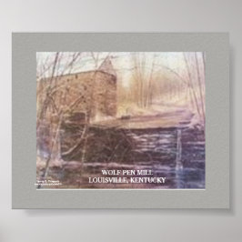 ウルフプランミルプリント ポスター