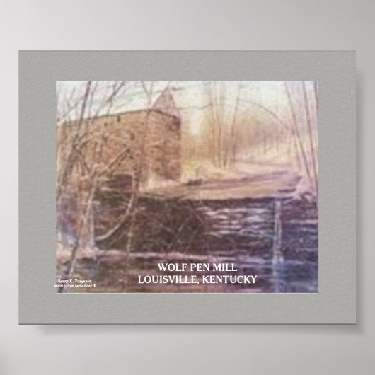 ウルフプランミルプリント ポスター (正面)