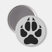 ウルフプリント マグネット (正面/裏面)