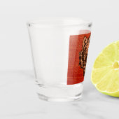 ウルフヘッドオンレッドショットグラス ショットグラス (左)