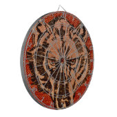 ウルフヘッドオンレッドダーツボード ダーツボード (正面左)