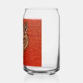 ウルフヘッドオンレッドビール缶 ガラス缶 (左)