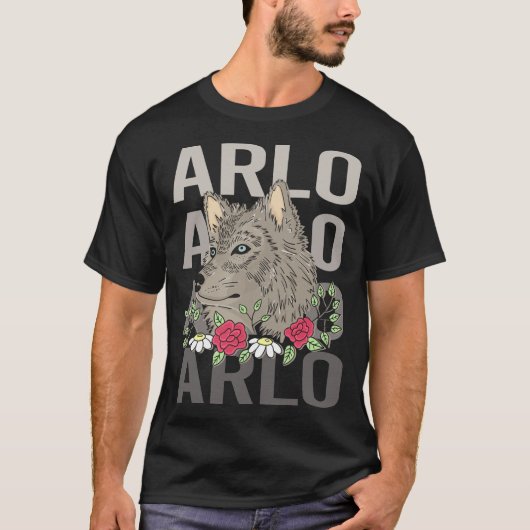 ウルフヘッド – アルロ名 Tシャツ (正面)