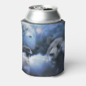 ウルフベアとイーグル南西部の野生動物 缶クーラー (缶裏面)