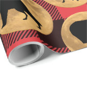 ウルフベアエルクムースディアフルムーン ラッピングペーパー (ロールコーナー)