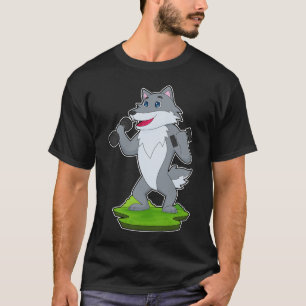 ウルフボディビルダンベル Tシャツ