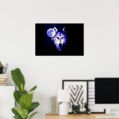 ウルフポスタープリント – ウルフポスター ポスター (ホームオフィス)