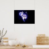 ウルフポスタープリント – ウルフポスター ポスター (キッチン)