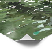 ウルフポスター光沢 – ウルフカラフルポスタープリント ポスター (コーナー)