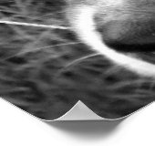 ウルフポスター（白黒） ポスター (角)