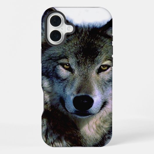 ウルフポートレート iPhoneケース (裏面)