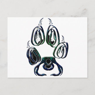 ウルフポープリント ポストカード